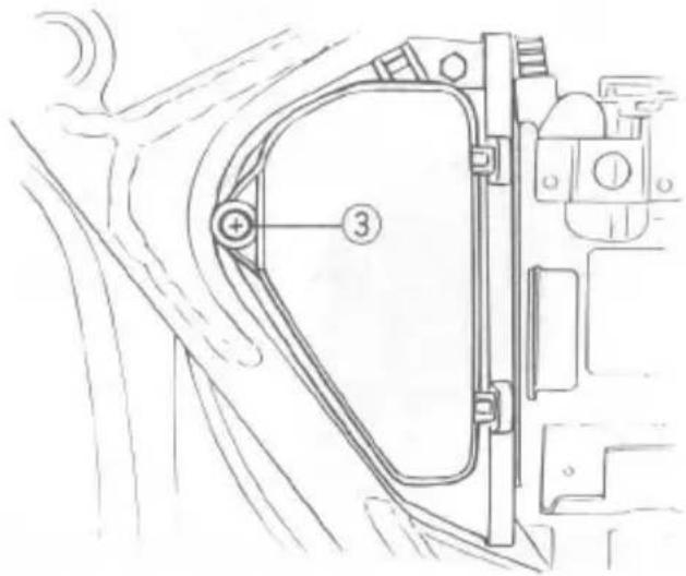 SUZUKI LS650P (2001) - Removing the Air Cleaner Element - 3