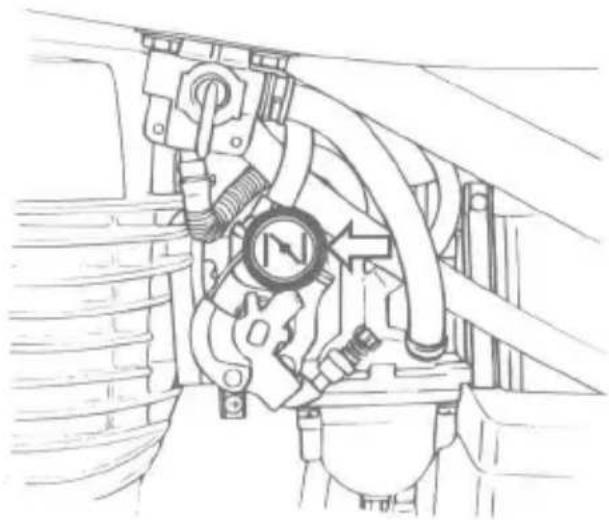 SUZUKI LS650P (2001) - CHOKE KNOB - 1