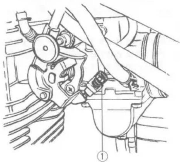 SUZUKI LS650P (2001) - Idle Speed Adjustment - 1
