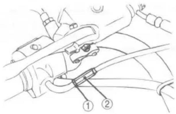 SUZUKI LS650P (2001) - Throttle Cable Adjustment - 2