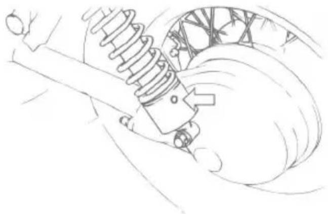 SUZUKI LS650P (2001) - REAR SUSPENSION - 1