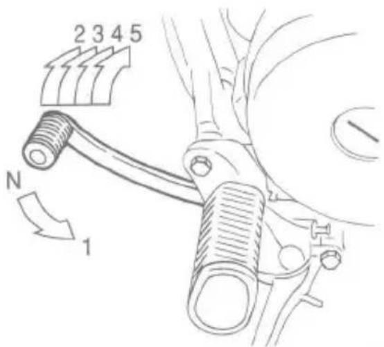 SUZUKI LS650P (2001) - GEARSHIFT LEVER - 1