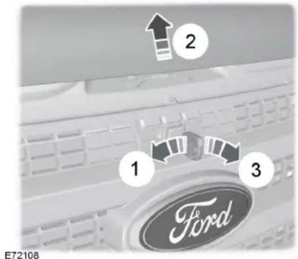 FORD Tourneo Custom (2013) - ÖFFNEN UND SCHLIEßen DER MOTORHAUBE - 1