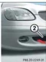 Mercedes-Benz SLK 320 (2003) - Abschleppösen - 2