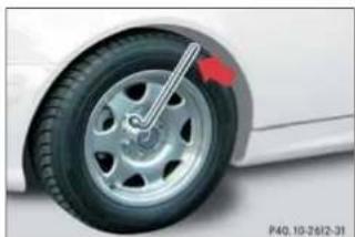 Mercedes-Benz SLK 320 (2003) - Fahrzeuganheben - 1