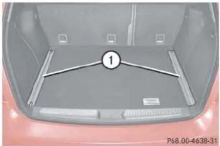 Mercedes-Benz ML 550 (2008) - Cargo management system\* - 1