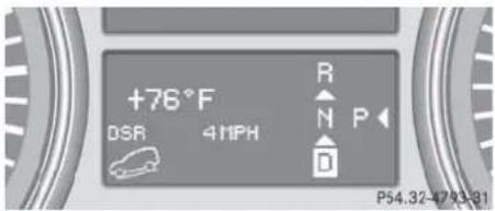 Mercedes-Benz ML 550 (2008) - Switching Downhill Speed Regulation on - 1