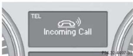 Mercedes-Benz ML 550 (2008) - Answering a call - 1