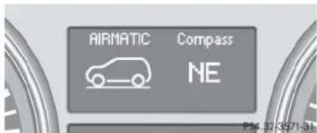 Mercedes-Benz ML 550 (2008) - Calling up the compass - 1