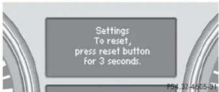 Mercedes-Benz ML 550 (2008) - Settings menu - 1