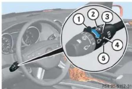 Mercedes-Benz ML 550 (2008) - Rear window wiper/washer - 1