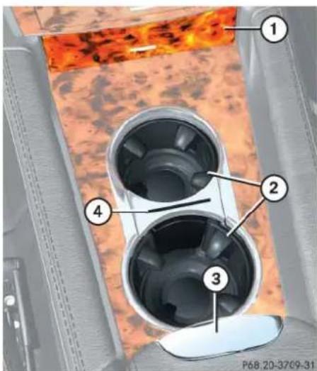 Mercedes-Benz ML 550 (2008) - Center console - 1