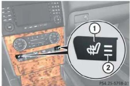 Mercedes-Benz ML 550 (2008) - Seat heating\* - 1