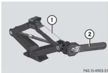 Mercedes-Benz ML 550 (2008) - Storage position - 1