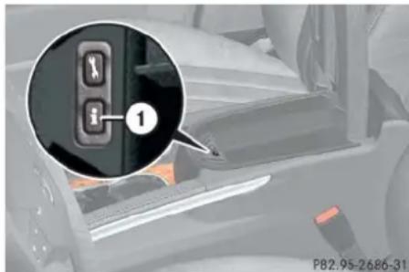 Mercedes-Benz ML 550 (2008) - Information button - 1