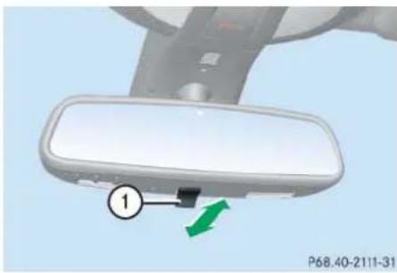 Mercedes-Benz ML 550 (2008) - Rear view mirrors - 1