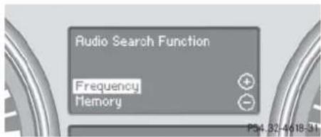 Mercedes-Benz ML 550 (2008) - Audio search function - 1