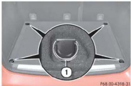 Mercedes-Benz ML 550 (2008) - Cargo compartment - 1