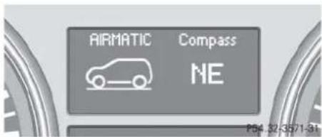 Mercedes-Benz ML 550 (2008) - AIRMATIC\*/Compass menu - 2