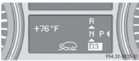 Mercedes-Benz ML 550 (2008) - Switching Off-road driving program on - 1