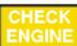 Mercedes-Benz E430 (2000) - Check engine malfunction indicator lamp - 1