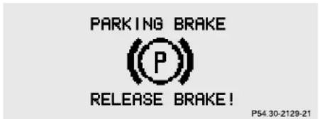 Mercedes-Benz E430 (2000) - 243Malfunction and warning messages - 1