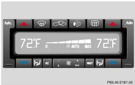 Mercedes-Benz E430 (2000) - 128Automatic climate control - 1