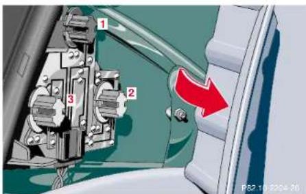 Mercedes-Benz E430 (2000) - Parking and standing lamp - 1