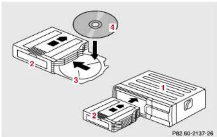 Mercedes-Benz E430 (2000) - CD changer installed - 1