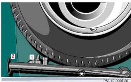 Mercedes-Benz E430 (2000) - 264Spare wheel - 1