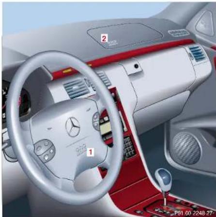 Mercedes-Benz E430 (2000) - Airbags - 1