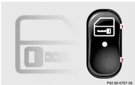 Mercedes-Benz E430 (2000) - Central locking switch - 1
