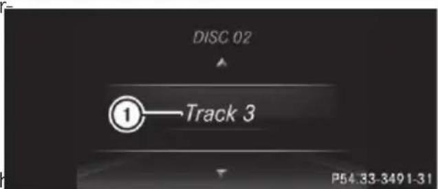 Mercedes-Benz CLS (2016) - Audio player or audio media operation - 1