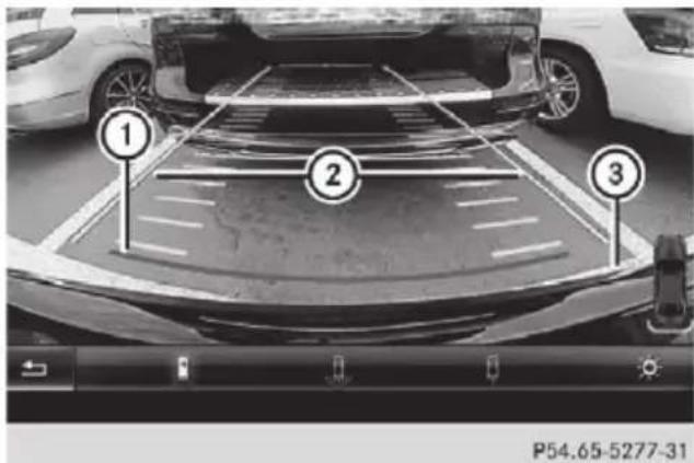 Mercedes-Benz CLS (2016) - "Reverse parking" function - 5