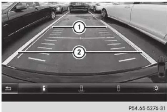 Mercedes-Benz CLS (2016) - "Reverse parking" function - 4