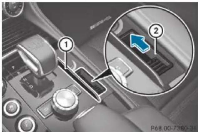 Mercedes-Benz CLS (2016) - Front ashtray - 1