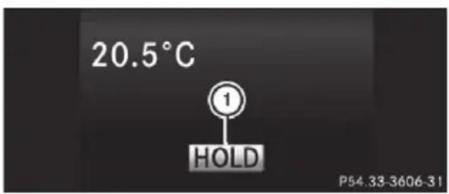 Mercedes-Benz CLS (2016) - Activation conditions - 1