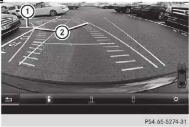 Mercedes-Benz CLS (2016) - "Reverse parking" function - 2