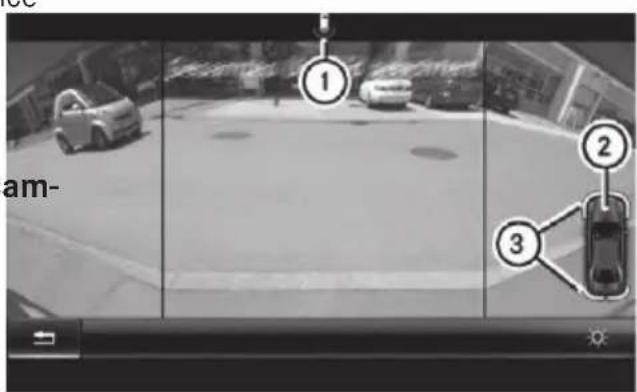 Mercedes-Benz CLS (2016) - Top view with image from the reversing camera - 6