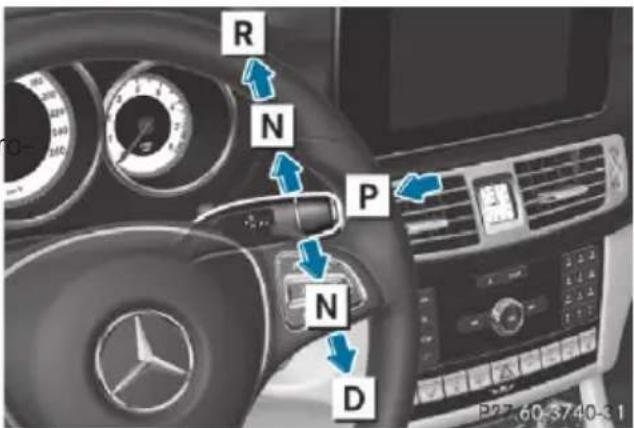 Mercedes-Benz CLS (2016) - DIRECT SELECT lever - 1
