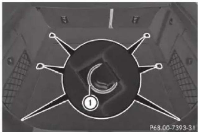 Mercedes-Benz CLS (2016) - Lashing eyelets - 1