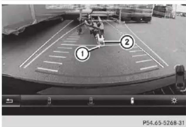 Mercedes-Benz CLS (2016) - "Reverse parking" function - 6