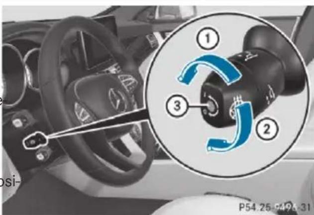 Mercedes-Benz CLS (2016) - Switching on/off - 1