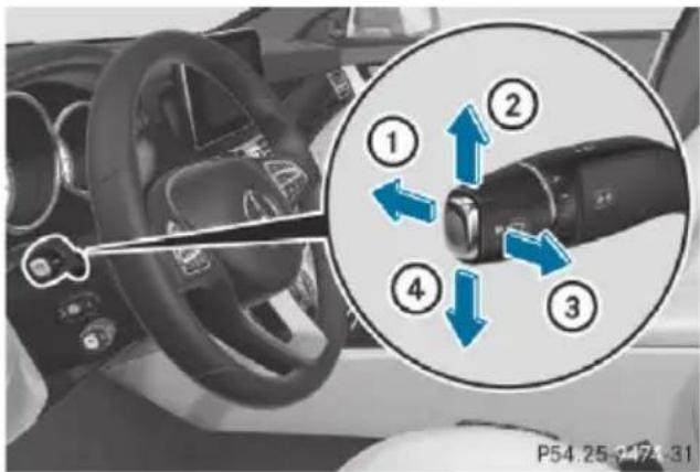 Mercedes-Benz CLS (2016) - Combination switch - 1