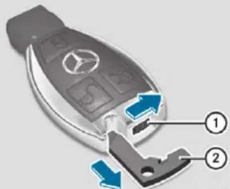 Mercedes-Benz CLS (2016) - Changing the settings of the locking system - 1