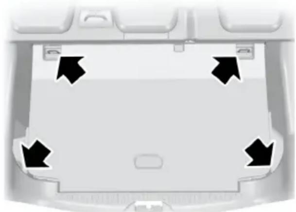 FORD B-Max (2015) - BEFESTIGUNGSPUNKTE FÜR GEPÄCK - 1