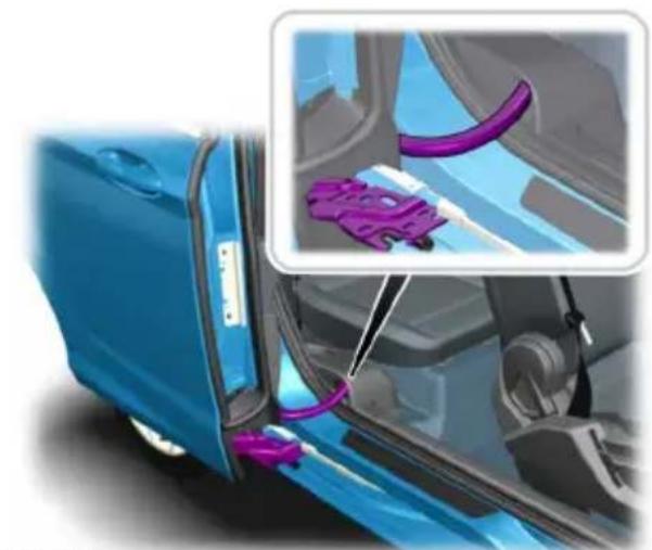 FORD B-Max (2015) - Entriegelung mit dem Schlüssel - 2