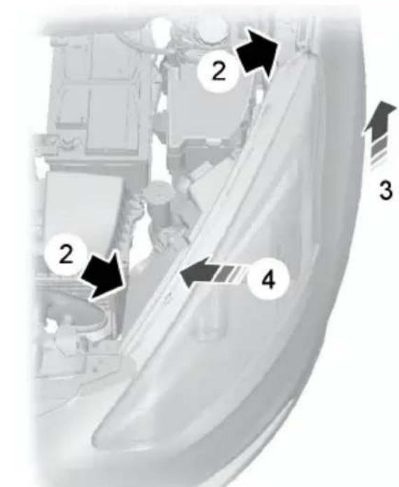 FORD B-Max (2015) - SCHEINWERFER AUSBAUEN - 1