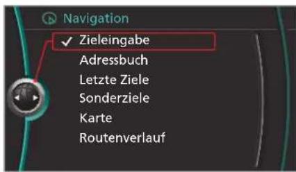 BMW X1 (2009) - Navigation Zieleingabe\* - 1