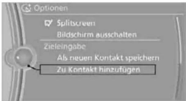 BMW Z4 sDrive 23i (2009) - Ziel in Adressbuch speichern - 1